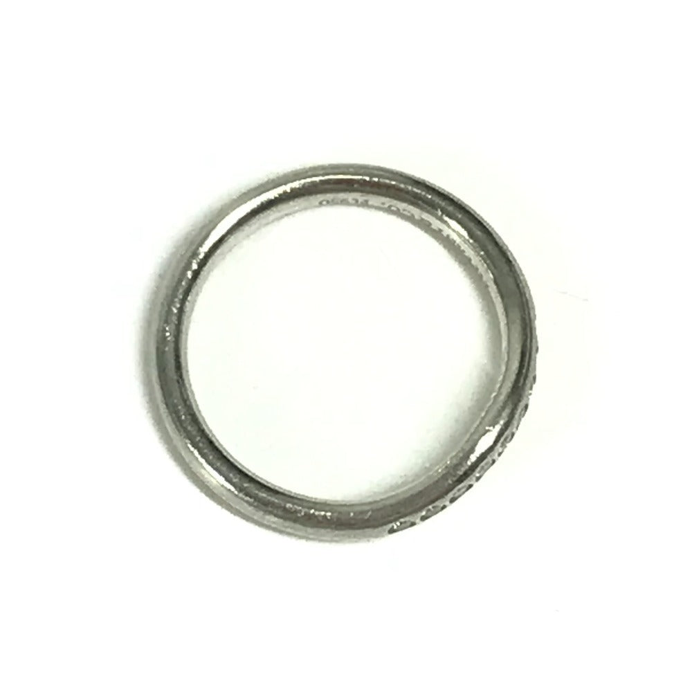 TIFFANY & Co. Accessories Jewelry Peretti Platinum Curved Band Ring with 9 Diamonds, Pt950, Silver, for Women