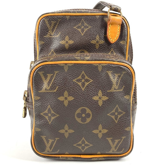 LOUIS VUITTON M45238 モノグラム ミニアマゾン ミニ アマゾン 斜め掛け カバン ポシェット ショルダーバッグ モノグラムキャンバス ユニセックス ブラウン