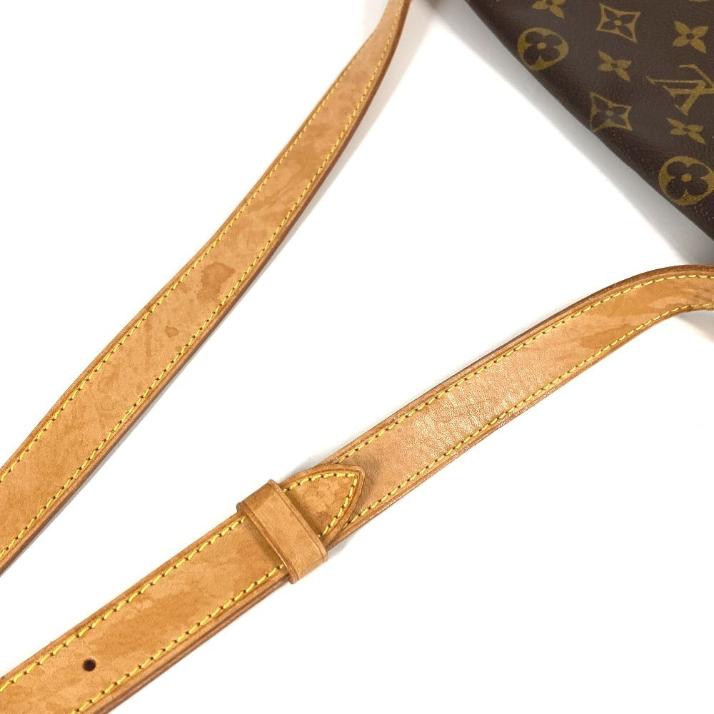LOUIS VUITTON M51256 モノグラム ミュゼット カバン フラップ 斜め掛け ショルダーバッグ モノグラムキャンバス ユニセックス ブラウン
