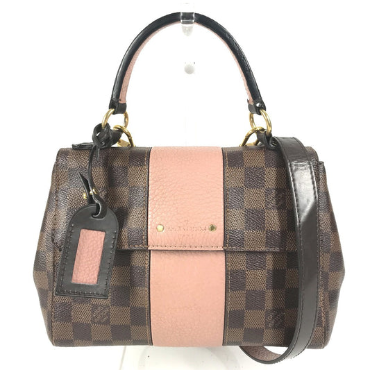LOUIS VUITTON N64417 Damier Bond street Bag 2WAY Bag Shoulder Bag Hand Bag Damier Canvas Brown/pink Used