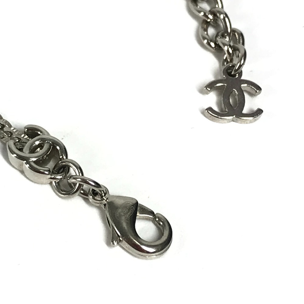 CHANEL ABE254 A 24B CC Coco Mark Logo Choker Necklace from the Fall/Winter 2024 Pre-Collection, in Silver.