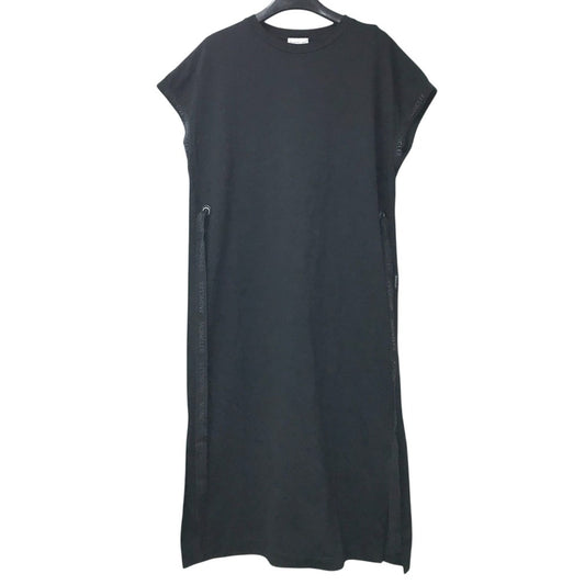 MONCLER シャツワンピ アパレル 半袖 ロゴ Tシャツワンピース ワンピース コットン レディース ブラック