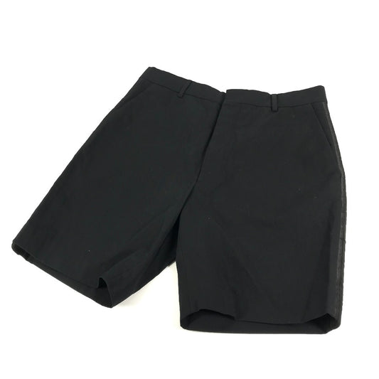 FENDI FB0521 FENDACE Men's Black Cotton Shorts with Logo