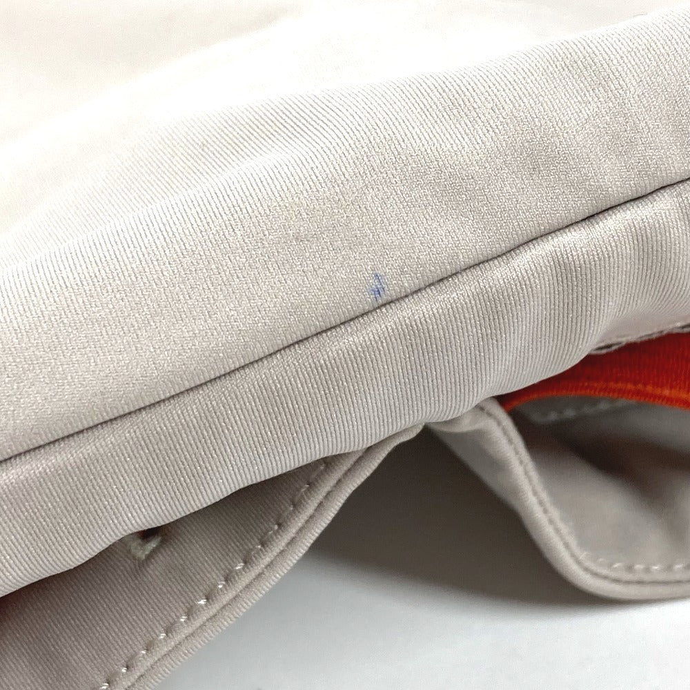 HERMES logo leggings, apparel, bottoms, long pants, nylon, women's, beige.