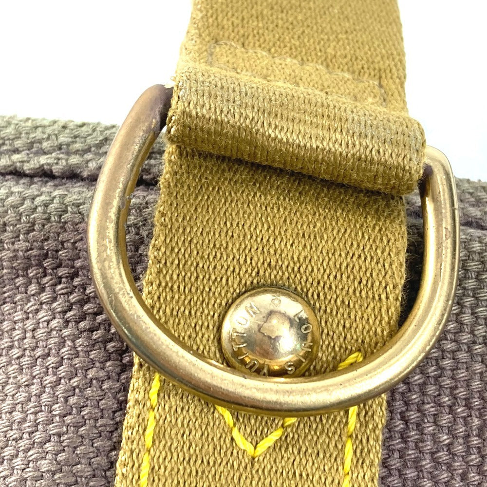 LOUIS VUITTON M40086 アンティグア カバ MM カバMM カバン トートバッグ 肩掛け ショルダーバッグ コットン ユニセックス カーキ