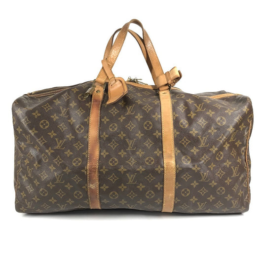 LOUIS VUITTON M41622 モノグラム サックスープル 55 サックスープル55 旅行バッグ ハンドバッグ トラベルバッグ ボストンバッグ モノグラムキャンバス ユニセックス ブラウン