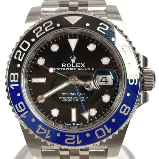 ROLEX 126710BLNR ジュビリーブレスレット GMTマスターII メンズウォッチ ウォッチ 時計 腕時計 SS メンズ ブラック