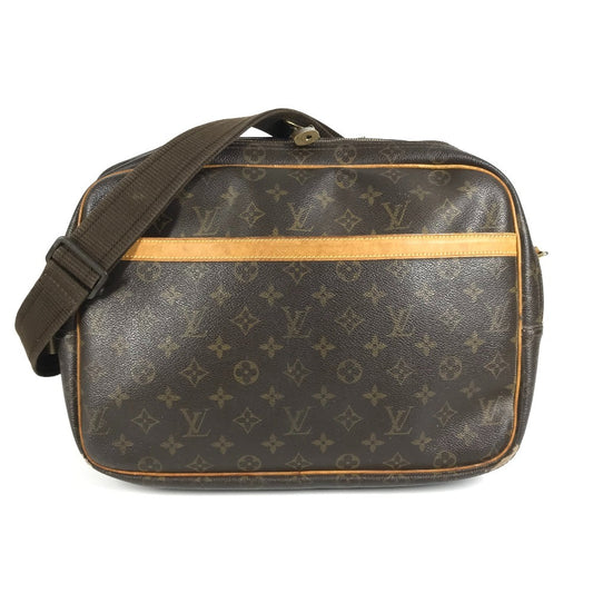 LOUIS VUITTON M45252 モノグラム リポーターGM リポーター GM 斜め掛け カバン ショルダーバッグ モノグラムキャンバス ユニセックス ブラウン