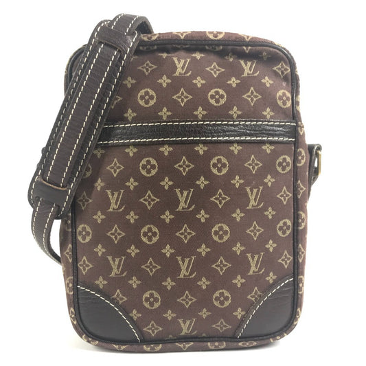 LOUIS VUITTON M95228 モノグラムミニラン ダヌーブ カバン ポシェット 斜め掛け ショルダーバッグ モノグラムミニランキャンバス ユニセックス ブラウン