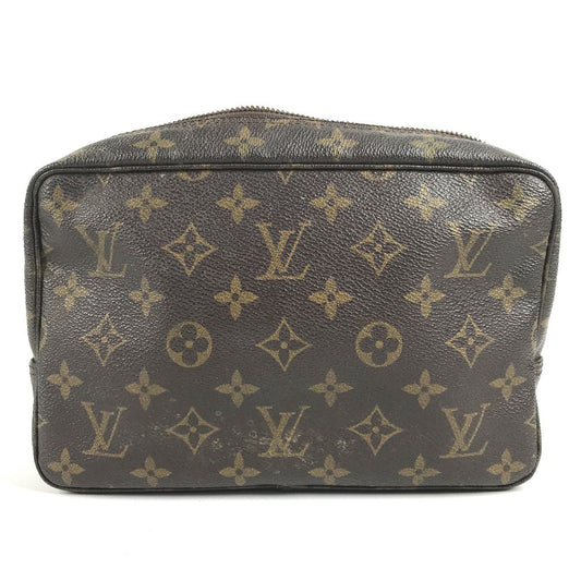 LOUIS VUITTON M47524 โมโนแกรม ทรูสทอยเลต 23 กระเป๋าเครื่องสำอางคลัทช์ กระเป๋าถือ กระเป๋าเครื่องสำอาง แคนวาสโมโนแกรม ยูนิเซ็กส์ สีน้ำตาล
