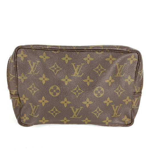 LOUIS VUITTON M47524 โมโนแกรม ทรูสท์ทัวร์เล็ตต์ 23 ทรูสท์ทัวร์เล็ตต์ 23 กระเป๋าเครื่องสำอาง กระเป๋าคลัตช์ กระเป๋าถือ กระเป๋าเครื่องสำอาง แคนวาสลายโมโนแกรม ยูนิเซ็กส์ สีน้ำตาล