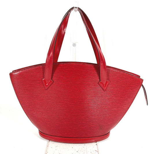 LOUIS VUITTON M52277 Epi Saint Jacques กระเป๋าสะพาย กระเป๋าโท้ท กระเป๋าสะพายข้าง กระเป๋าถือ หนัง Epi สำหรับผู้หญิง สีแดง Castilian Red