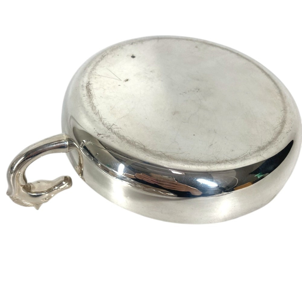 HERMES tray Cheval horse logo Object, ornament, tray, interior decor accessory case SV925 Silver Used