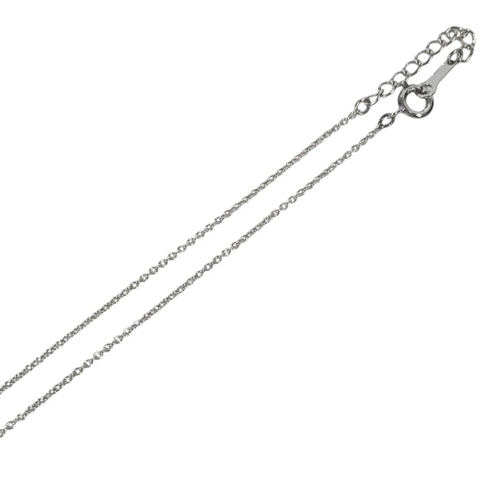 TASAKI Logo pearl Accessories Jewelry Chain Necklace Necklace Metal Silver Used
