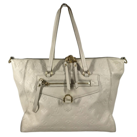 LOUIS VUITTON M93411 MonogramEmpreinte Luminews PM Bag Tote Bag shawl Shoulder Bag MonogramEmpreinteLeather White Used