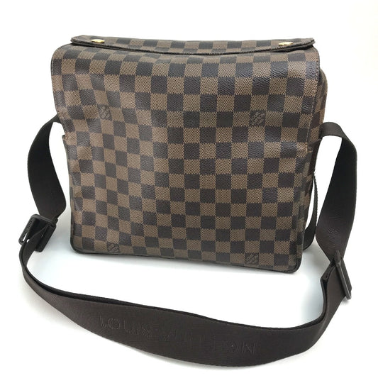 LOUIS VUITTON N45255 ダミエ ナヴィグリオ カバン メッセンジャーバッグ ショルダーバッグ ダミエキャンバス レディース エベヌ ブラウン
