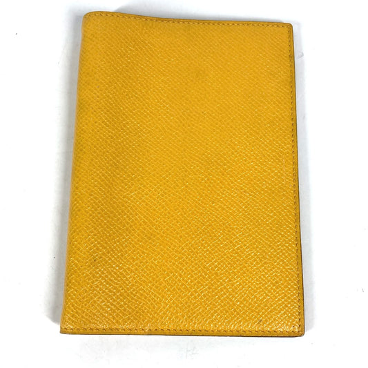 HERMES Agenda PM System Planner, Stationery, Leather Cover, Women's, Yellow