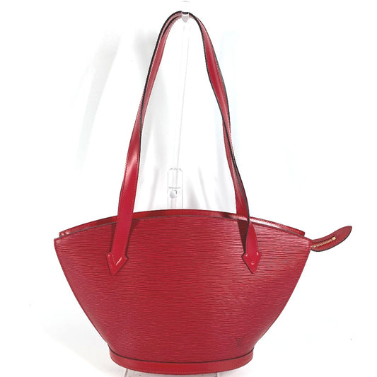 LOUIS VUITTON M52267 Epi Saint-Jacques Shopping Shoulder Tote Bag in Epi Leather, Women's, Castilian Red