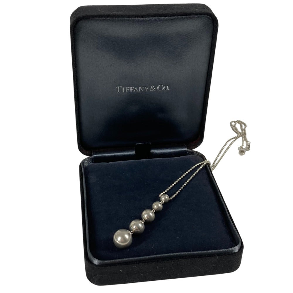 TIFFANY&Co. Hardware Ball 5 Ball Accessory Necklace SV925 Women's Silver
