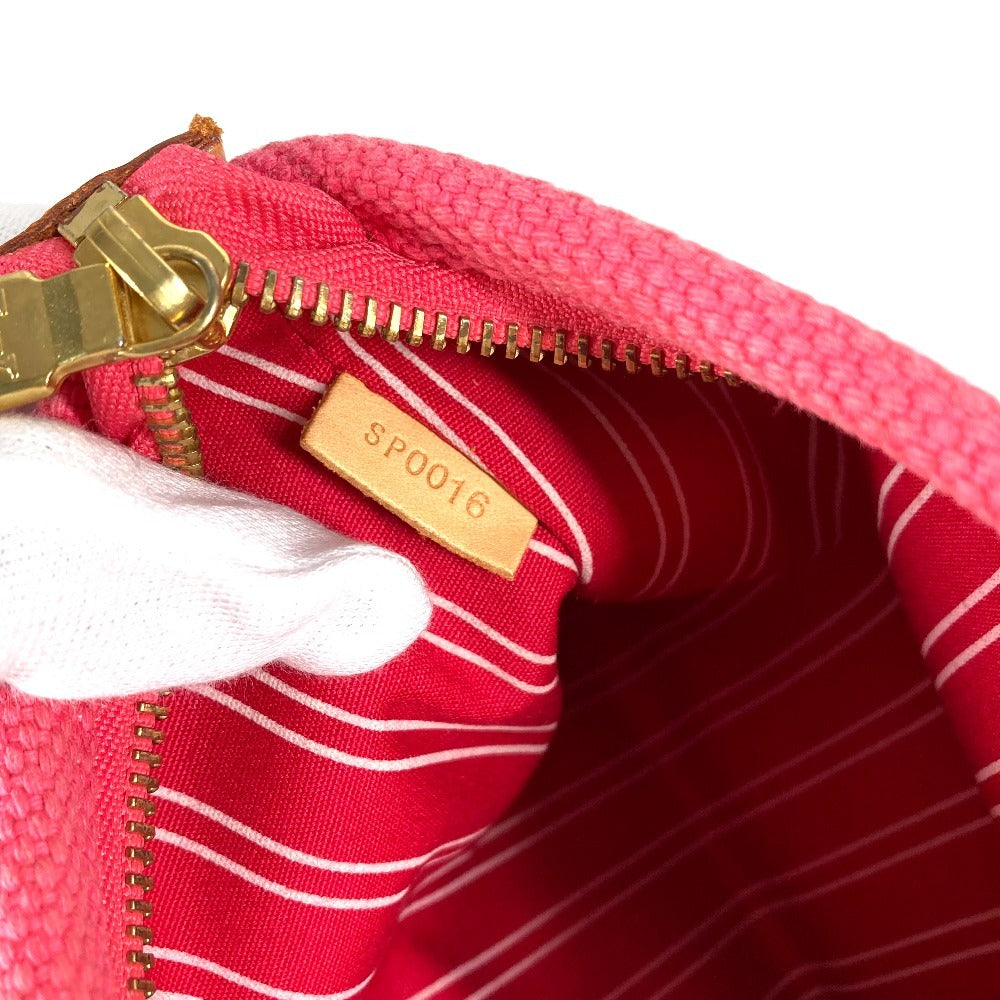 LOUIS VUITTON M40068 アンティグア ポシェットフラットPM ポシェットフラット PM マルチポーチ メイクポーチ 化粧ポーチ ポーチ キャンバス レディース ピンク