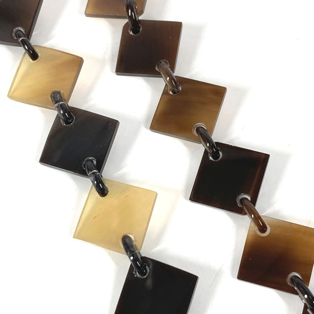 HERMES collier deva corne de buffle コリエ ディーヴァ バッファローホーン ロゴ アクセサリー ロングネックレス ネックレス バッファローホーン レディース マルチカラー