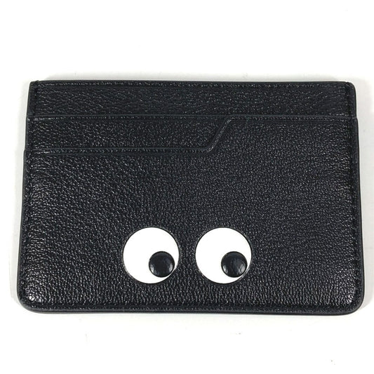 Anya Hindmarch 5050925929141 アイズ Eyes カード・ケース 名刺入れ パスケース カードケース レザー ユニセックス ブラック
