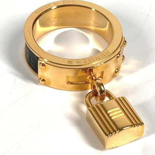 HERMES ケリー カデナ 南京錠 アクセサリー スカーフリング メタル ユニセックス ゴールド