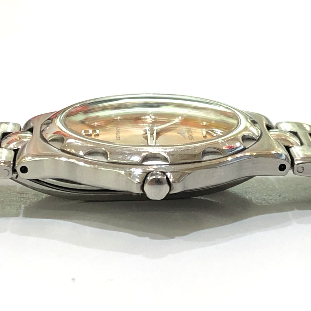 LONGINES L1.631.4 メンズウォッチ 時計 コンクエスト クォーツ ウォッチ ラウンドフェイス 腕時計 SS メンズ シルバー