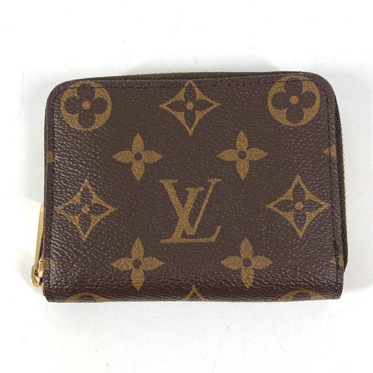 LOUIS VUITTON M60067 モノグラム ジッピーコインパース 財布 ウォレット 小銭入れ ラウンドファスナー コインケース モノグラムキャンバス ユニセックス ブラウン