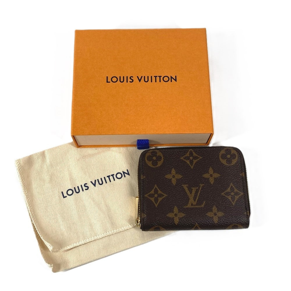 LOUIS VUITTON M60067 モノグラム ジッピーコインパース 財布 ウォレット 小銭入れ ラウンドファスナー コインケース モノグラムキャンバス ユニセックス ブラウン
