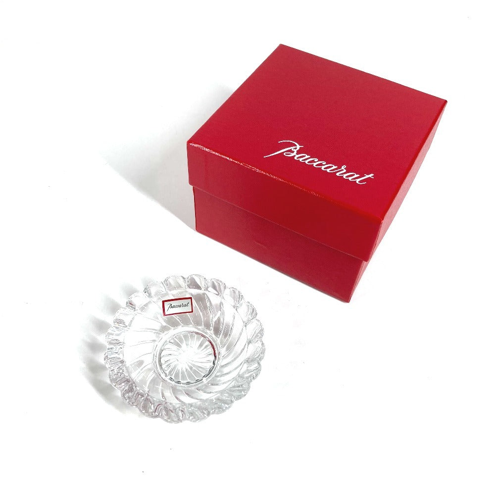 Baccarat 1712520 ボリュート アッシュトレイ ミニ インテリア プレート 灰皿 ガラス ユニセックス クリア