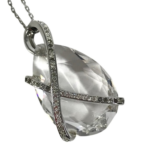 SWAROVSKI 1081993 North Pendant Rhinestone crystal Accessories Jewelry Chain Necklace Necklace Metal Silver Used