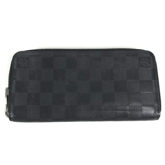 LOUIS VUITTON N63548 Damier Infini Zippy WalletVertical Wallet Wallet Long Wallet Damier InfiniLeather onyx Used