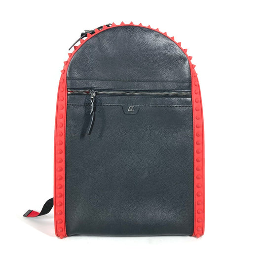 Christian Louboutin Backparis Backpack with Rubber Sole, Leather, Men's, Black