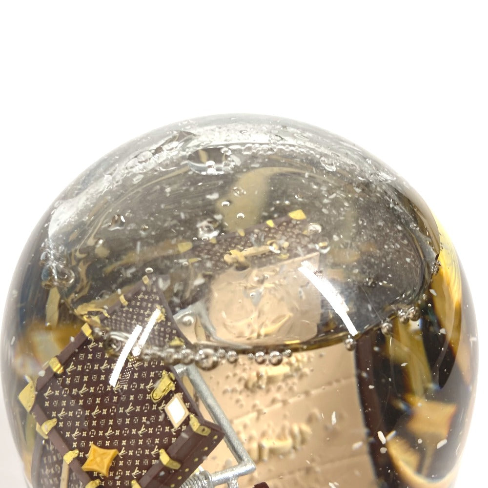 LOUIS VUITTON 2009 Limited Edition Wardrobe Trunk Figurine, Novelty, Not for Sale, Interior Decor, Glass Snow Globe, Women's, Brown