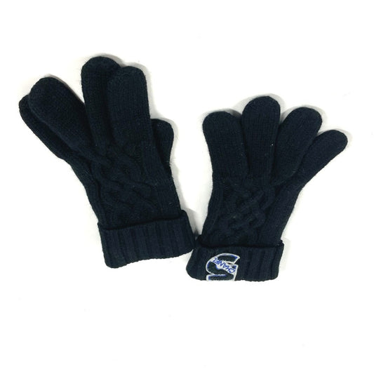 CHANEL NO5 ロゴ グローブ アクセサリー 手袋 カシミヤ レディース ブラック - brandshop-reference