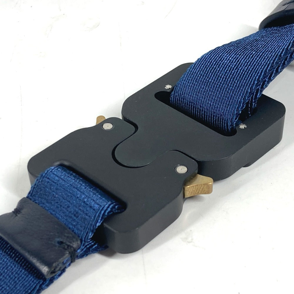 Dior Logo Gacha Belt, Unisex Canvas Belt, Navy