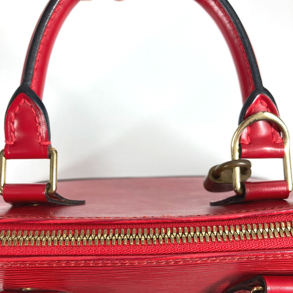 LOUIS VUITTON M52147 Epi Alma 백 2WAY 백 숄더 백 크로스 바디 핸드백 Epi 가죽 여성 레드