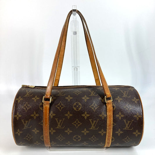 LOUIS VUITTON M51385 モノグラム パピヨン30 カバン ハンドバッグ 筒形バッグ ショルダーバッグ モノグラムキャンバス レディース ブラウン - brandshop-reference