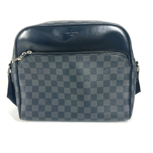 LOUIS VUITTON N41408 ダミエグラフィット デイトンPM カバン 斜め掛け メッセンジャーバッグ ショルダーバッグ ダミエグラフィットキャンバス ユニセックス ブラック