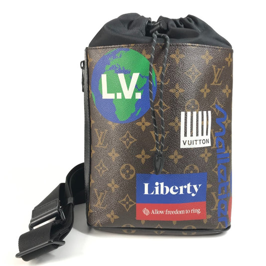 LOUIS VUITTON M44625 Monogram Chalk Sling Bag Bolso con cordón Bolso de hombro Monogram Canvas Unisex Marrón