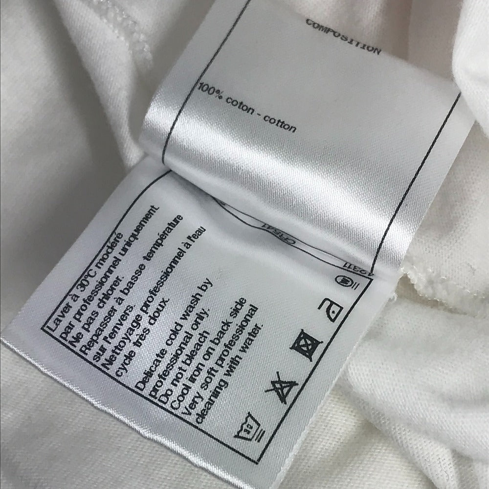 Chanel P55821 Coco Cuba Pakaian Tops Logo T-Shirt Lengan Pendek Kapas Wanita Pink