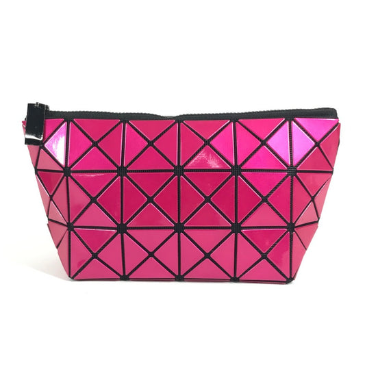 ISSEY MIYAKE PLEATS PLEASE Makeup Pouch, Multi-Purpose Pouch, PVC, Unisex, Pink
