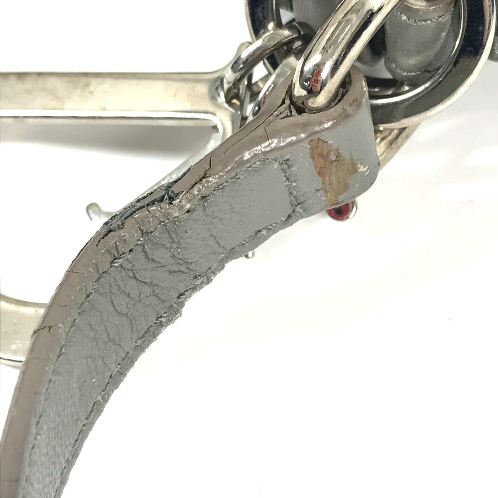 Dior Logo Cannage Quilted Crossbody Pochette Flap Shoulder Bag in Leather/Nylon, Unisex, Gray