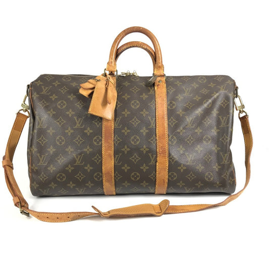 LOUIS VUITTON M41418 モノグラム キーポルバンドリエール45 キーポルバンドリエール 45 カバン 旅行バッグ トラベルバッグ ボストンバッグ モノグラムキャンバス ユニセックス ブラウン