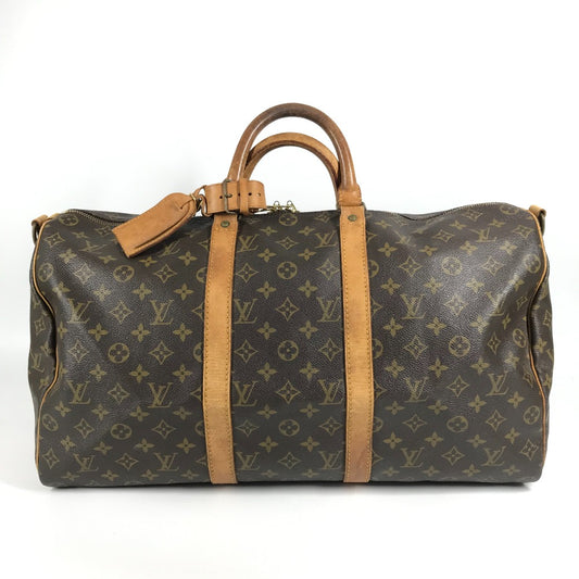 LOUIS VUITTON M41416 Monogram Keepall Bandouliere 50 Keepall Bandouliere 50 Travel Bag Handbag Travel Bag Boston Bag Monogram Canvas Unisex Brown