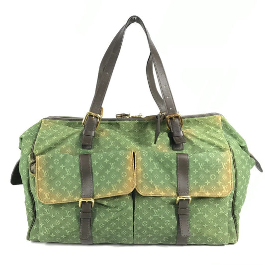LOUIS VUITTON M42322 Monogram Mini Louise Travel Bag, Carry-on, Shoulder Bag, Boston Bag, Monogram Mini Canvas, Unisex, Khaki