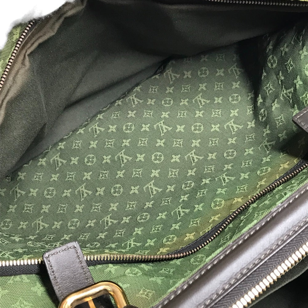 LOUIS VUITTON M42322 Monogram Mini Louise Travel Bag, Carry-on, Shoulder Bag, Boston Bag, Monogram Mini Canvas, Unisex, Khaki