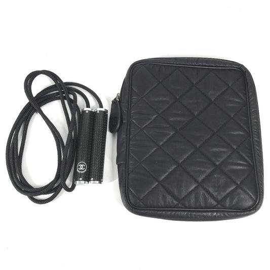 CHANEL Jumping rope Jump rope Miscellaneous goods carbon Black Used