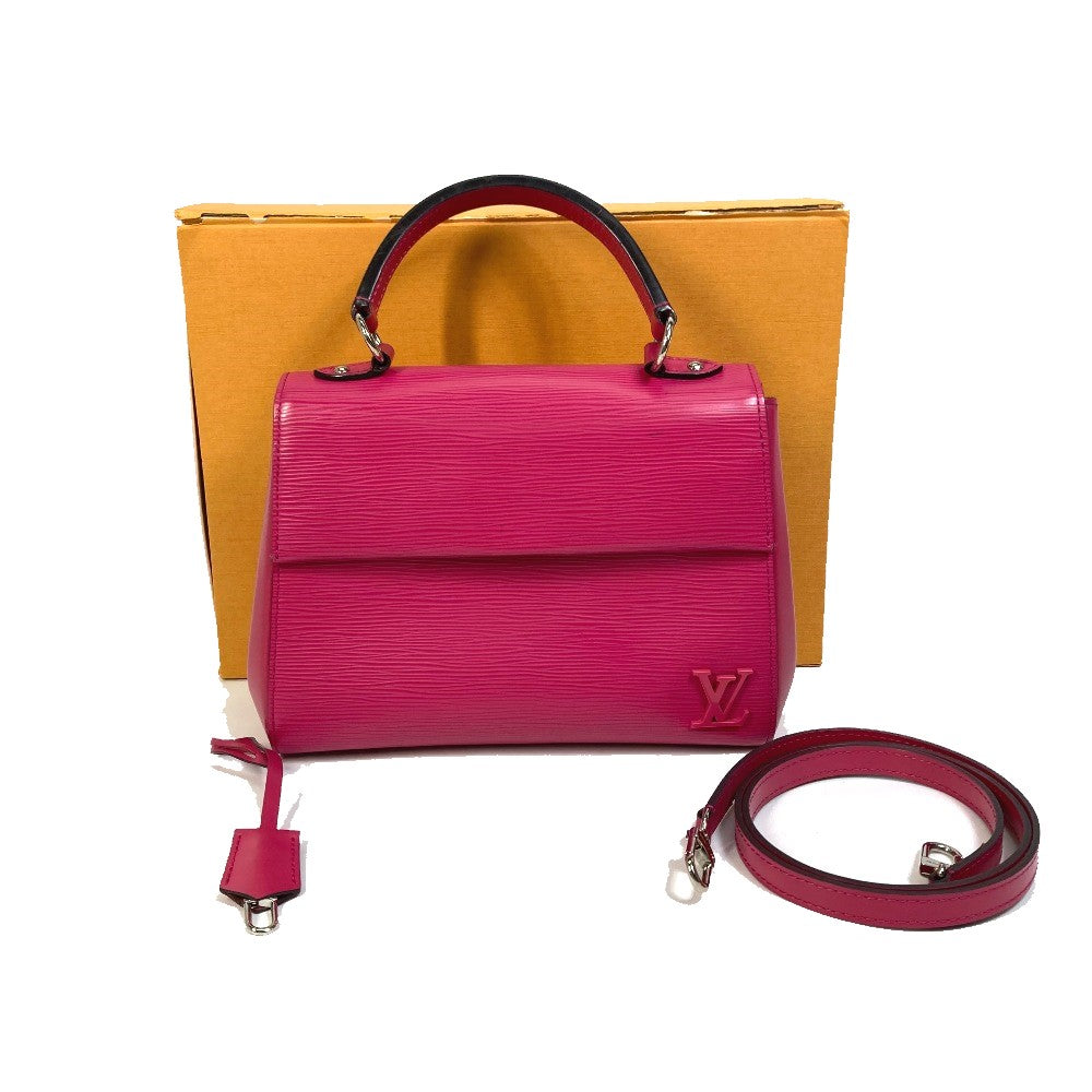 LOUIS VUITTON M42051 エピ クリュニーBB カバン 2WAY ショルダーバッグ ハンドバッグ エピレザー レディース ホットピンク ピンク